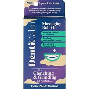 DentiCalm Roll-On Pain Relief Serum, Clenching & Grinding, 0.47 oz