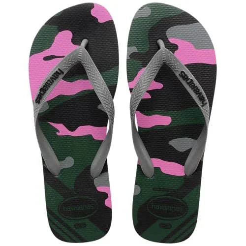 Havaianas Women's Camo Flip Flops Sz 6/7 – Comfy Casual Beach Sandals - Exotic Pro