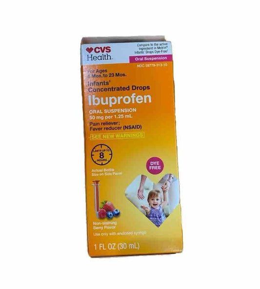 CVS Health Children's Ibuprofen Oral Suspension – 100mg/5mL, Ages 2-11