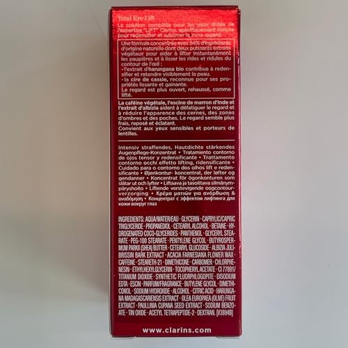 Clarins Total Eye Lift Eye Cream – 0.5 oz / 15 ml