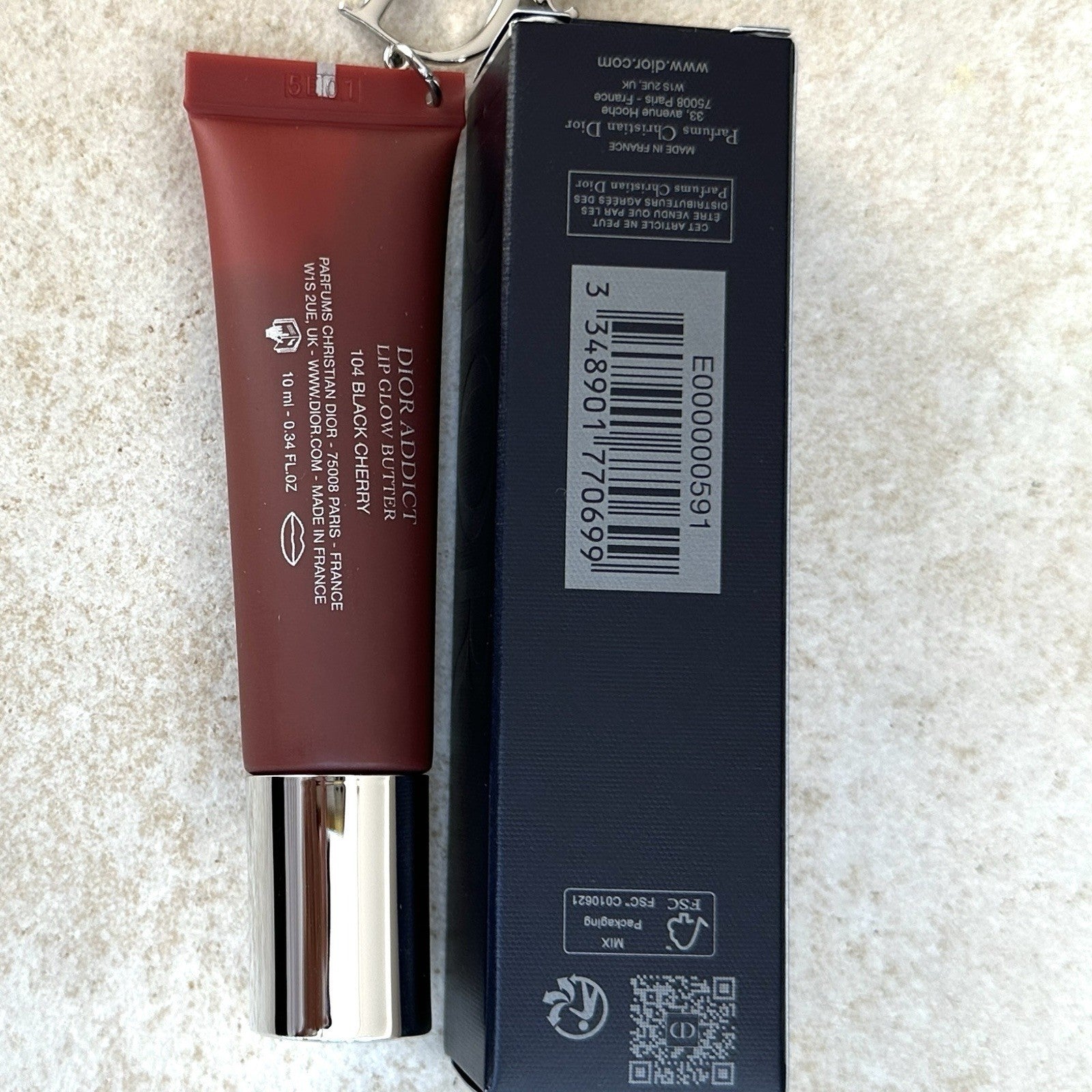 Dior Addict Lip Glow Butter – 104 Black Cherry 0.34 oz