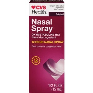 CVS Health 2-Hour Nasal Spray – Oxymetazoline 0.05%, 0.5oz