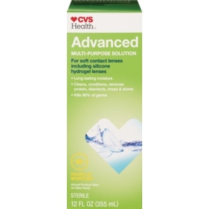 CVS Health Advanced Multi-Purpose Contact Lens Solution – 12oz