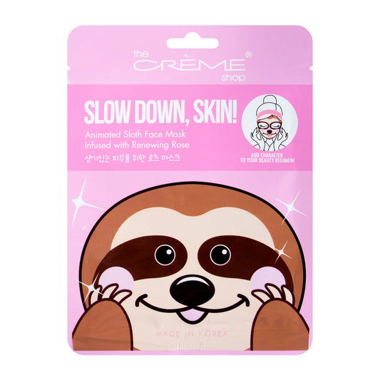 The Crème Shop Slow Down, Skin Animated Sloth Face Mask