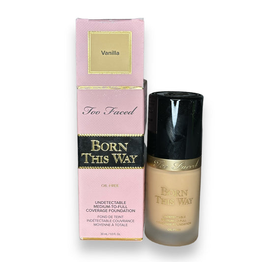 too faced born this way foundation vanilla