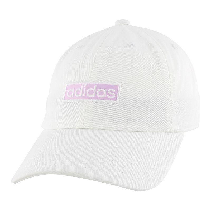 Adidas Women's Contender II Baseball Cap – White/Lilac Adjustable Hat - Exotic Pro