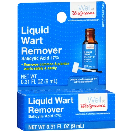 Walgreens Liquid Wart Remover – Maximum Strength Salicylic Acid, 0.31 oz