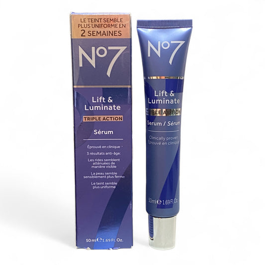 No7 Lift & Luminate Serum Triple Action - 1.69 oz