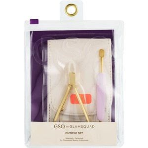 GSQ by Glamsquad Cuticle Nipper & Pusher Set with Travel Pouch