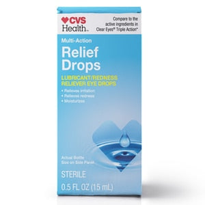 CVS Health Multi-Action Relief Eye Drops – Redness & Irritation Relief, 0.5oz