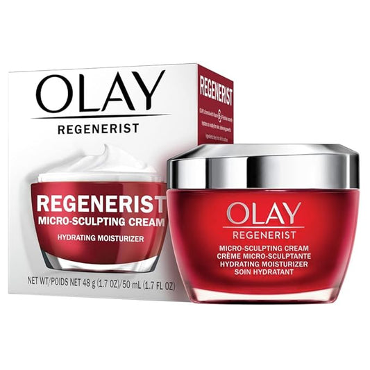 Olay Regenerist Micro-Sculpting Cream, Face Moisturizer for All Skin Types, 1.7 oz