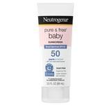 Neutrogena Pure & Free Baby Mineral Sunscreen with SPF 50, 3 fl. oz - Exotic Pro