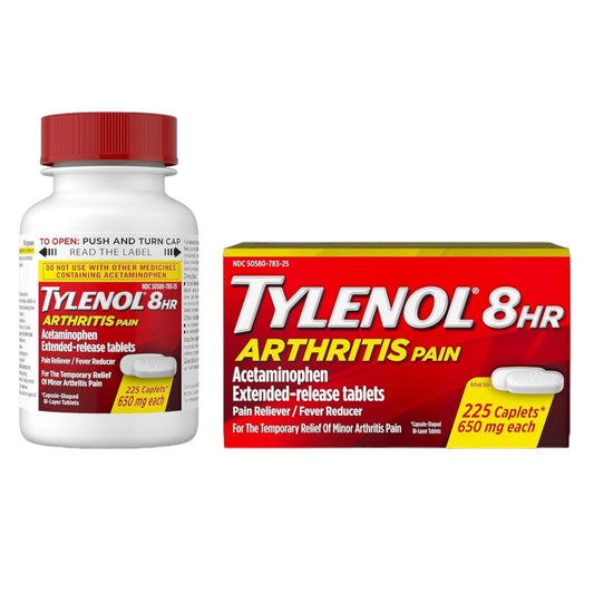 Tylenol 8 Hour Arthritis & Joint Pain Acetaminophen Caplets, 225 Count