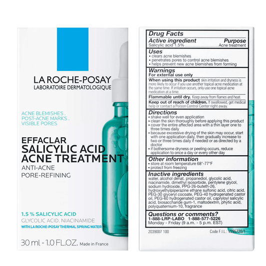 La Roche-Posay Effaclar Acne Serum with Salicylic Acid – 1.0 fl oz
