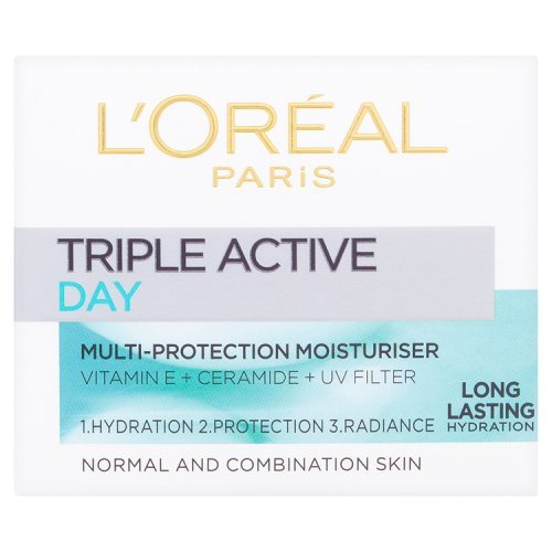 L'Oréal Triple Active Day Moisturiser for Normal & Combo Skin, 50ml