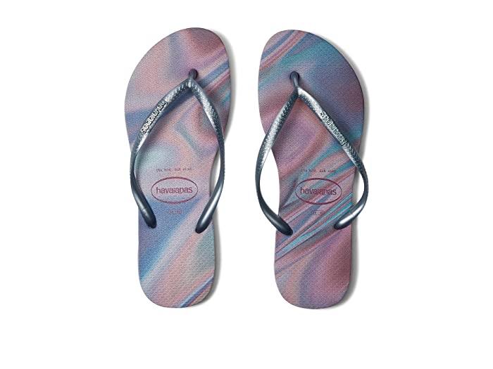 Havaianas Women's St. Tropez Shine Flip Flop Sandal - Beige (Size USA 7/8W, EUR 37.5/39) - Exotic Pro