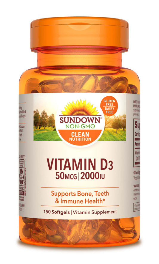 Sundown Naturals Vitamin D 120 Capsules by Sundown Naturals