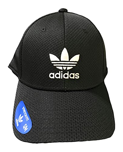 Adidas Men's Originals Zig Mesh Stretch Fit Hat – Black (S/M)