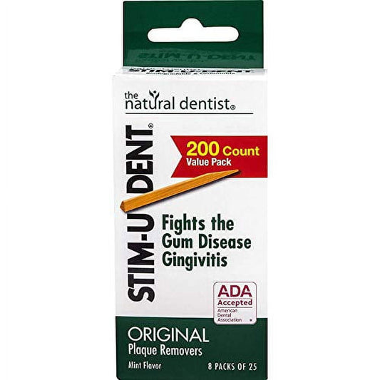 Stim-U-Dent Plaque Value Pack Removers, Mint, Multicolor - 200 Count