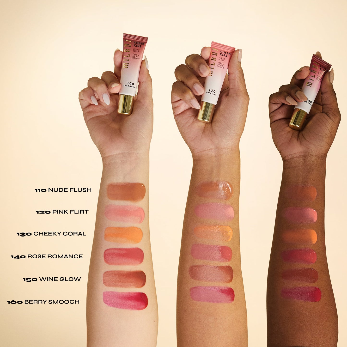 Milani Cheek Kiss Liquid Blush - Rose Romance140 | Lightweight Buildable