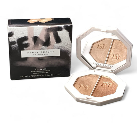 FENTY BEAUTY Killawatt Freestyle Highlighter Duo Afternoon Snack / Mo'Hunny