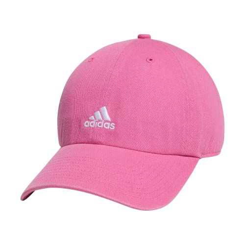 Adidas Women's Saturday 2.0 Cap – Fuchsia Pink/White Adjustable Hat