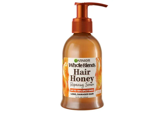 Garnier Whole Blends Honey Treasures Leave-In Serum, 5.1 fl oz – Repairing - Exotic Pro