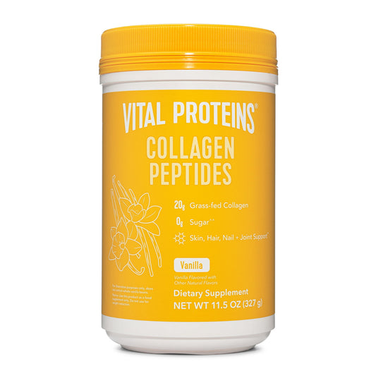 Vital Proteins Grass-Fed Collagen Peptides Powder, Vanilla, 11.5