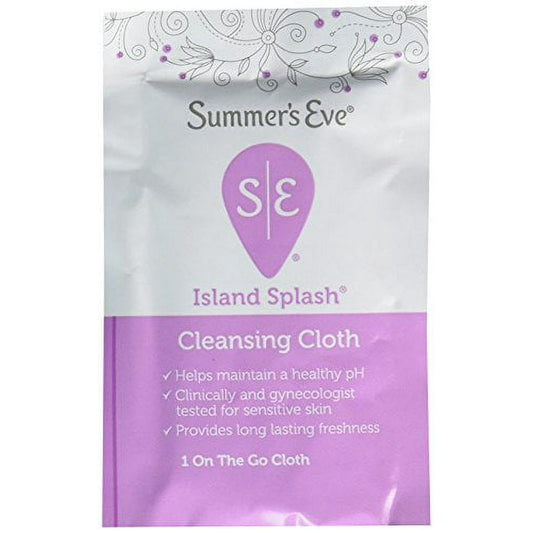 Summer's Eve Island Splash Daily Feminine Wipes, Removes Odor, pH Balanced, 16 count