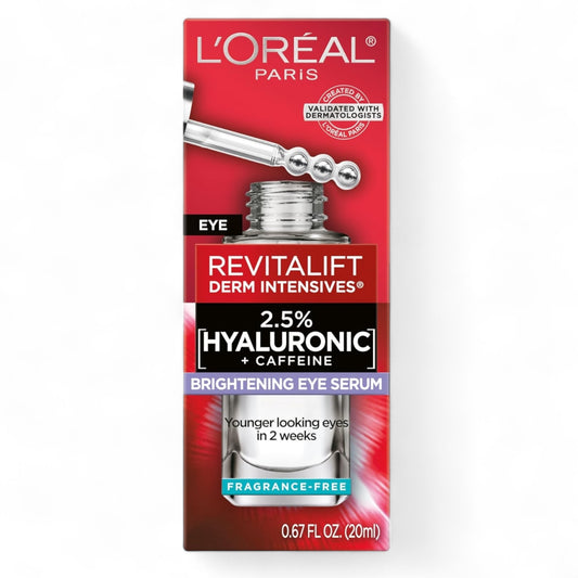 L'Oreal Revitalift Hyaluronic + Caffeine Brightening Eye Serum 0.67 fl oz