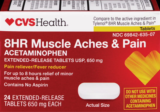 CVS Health Pain Reliever – Fast-Acting Pain Relief, 24ct