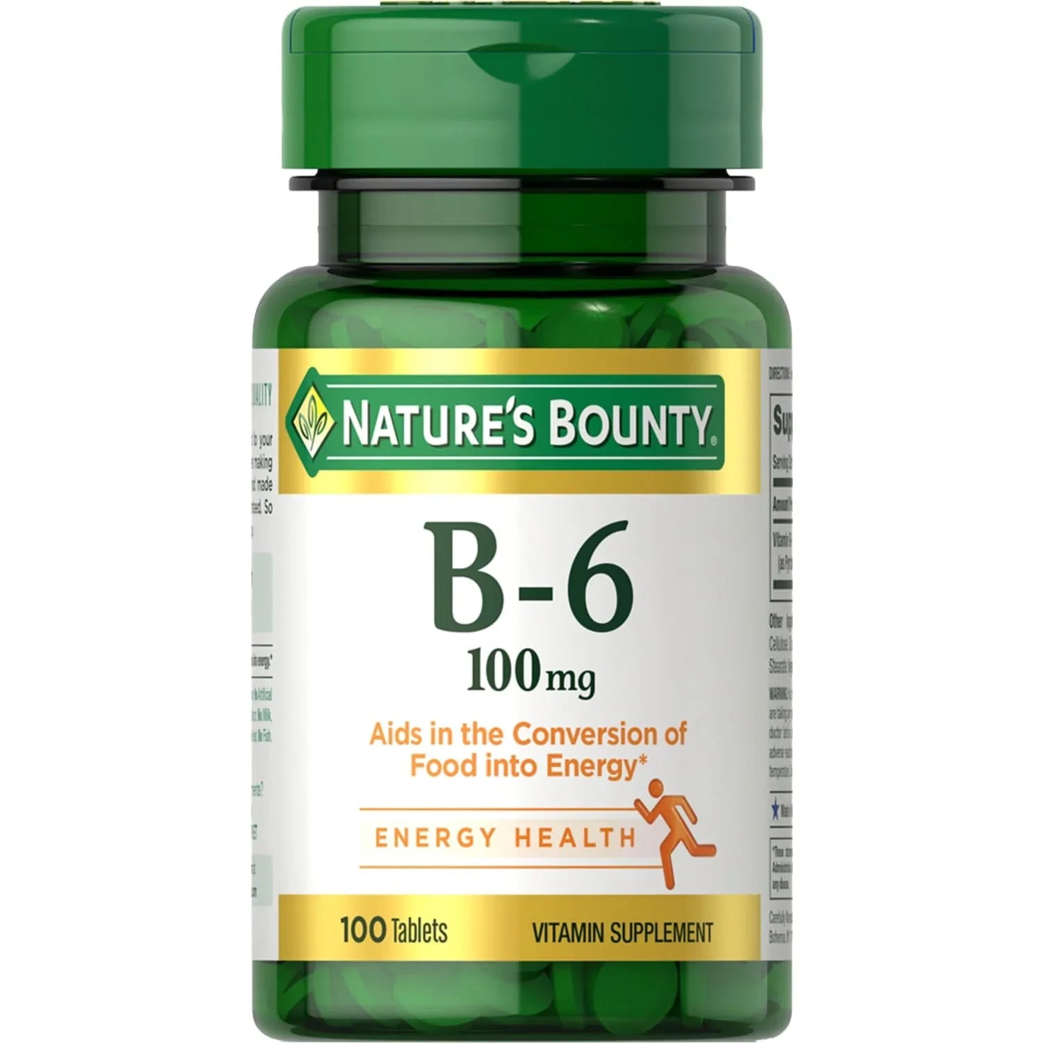 Nature's Bounty Vitamin B-6 Tablets, 100 Mg, 100 Ct - Exotic Pro