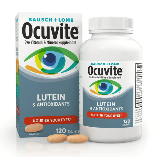 Bausch + Lomb Ocuvite Eye Vitamin & Mineral Supplement Tablets - 120 CT