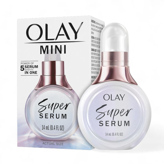 Olay Super Serum 5-in-1 Anti-Aging Face Serum, 0.4 fl oz