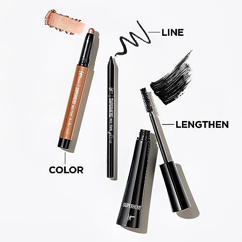 IT Cosmetics Superhero No-Tug Cream Eyeshadow Stick Trio – Mighty Mauve
