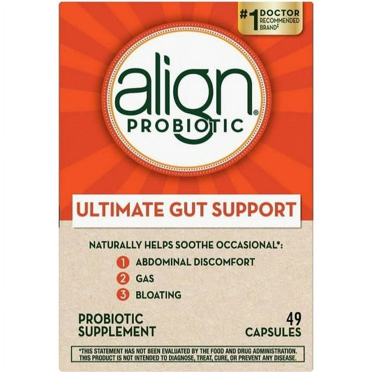 Align Probiotic Supplement 49 Ct | Daily Digestive Health & Gut Balance Support