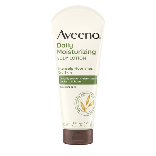 Aveeno Daily Moisturizing Body Lotion with Oat, Dry Skin Relief, 2.5 fl oz