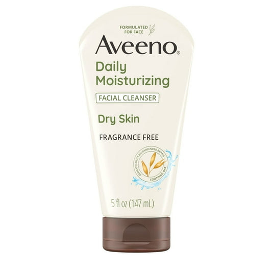 Aveeno Daily Moisturizing Facial Cleanser with Soothing Oat, 5 fl oz