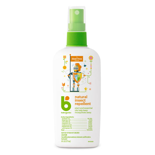 BabyGanics Natural Insect Repellent Spray, DEET-Free, 6 oz