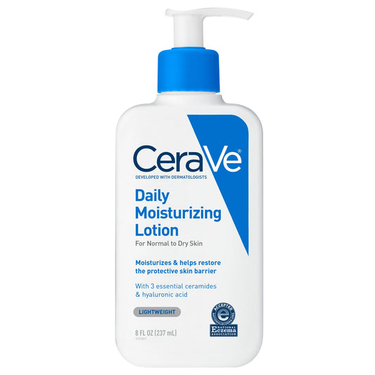 CeraVe Daily Moisturizing Lotion with Hyaluronic Acid for Dry Skin, 8 oz - Exotic Pro