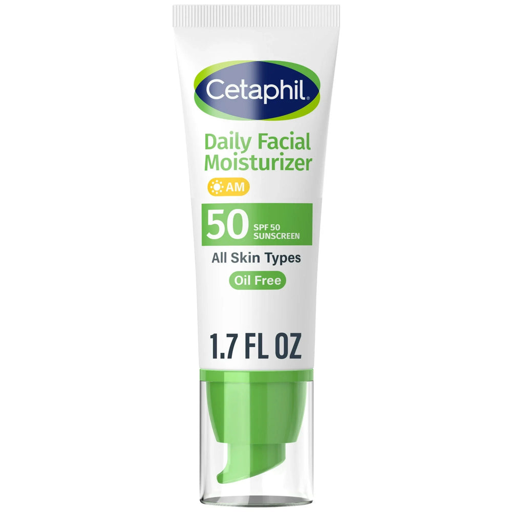 Cetaphil Daily Facial Moisturizer with SPF50, Fragrance Free, 1.7 oz - Exotic Pro