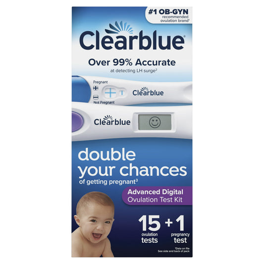 Clearblue Advanced Digital Ovulation Test Kit - 16 Tests