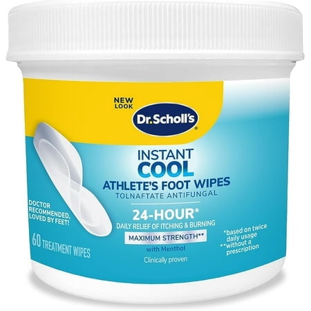 Dr. Scholl's Athlete's Foot Wipes – Antifungal Treatment