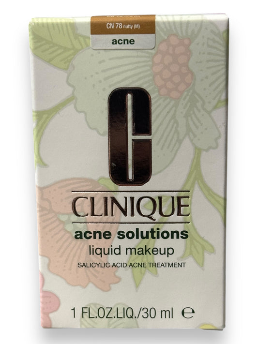 CLINIQUE Acne Solutions Liquid Makeup Foundation - CN 78 Nutty (M), 1 oz.