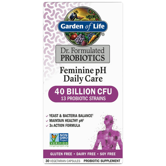 Garden of Life Dr. Formulated Probiotics Feminine pH Daily Care - 30 Capsules