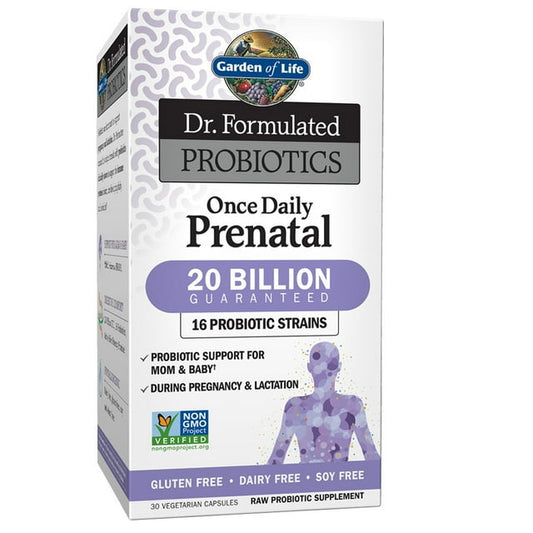 Garden of Life Dr. Formulated Prenatal Probiotics, Once Daily, 30 Capsules
