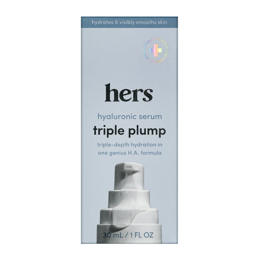 Hers Triple Plump Hyaluronic Facial Serum - 1 fl oz