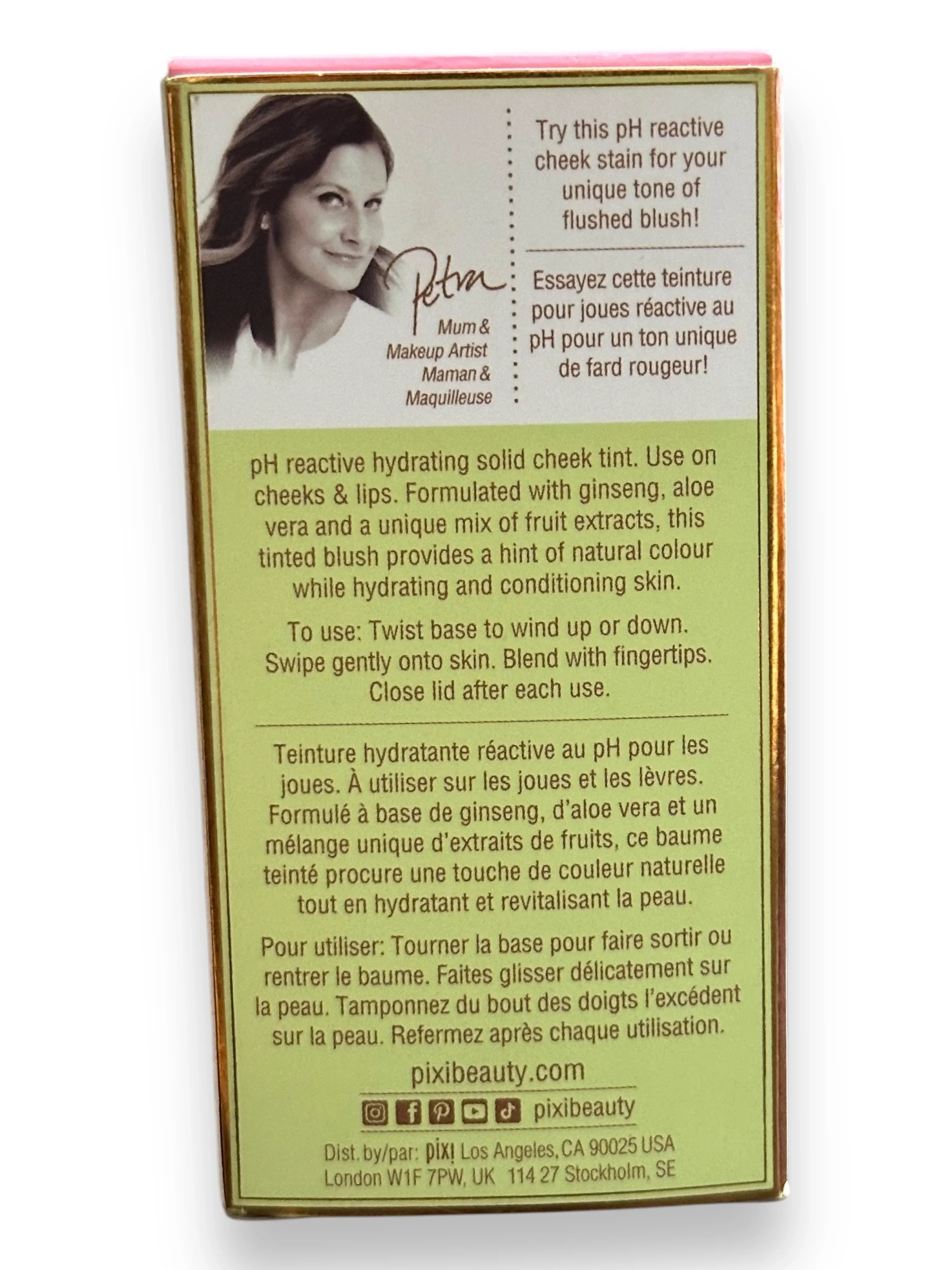 Pixi Beauty On-the-Glow Blush, PH-Tinted Moisture Stick, Cheek Tone, 0.6 Oz - Exotic Pro