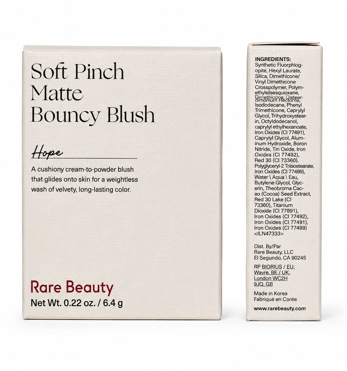 Rare Beauty Soft Pinch Matte Bouncy Blush – Hope 0.22 oz