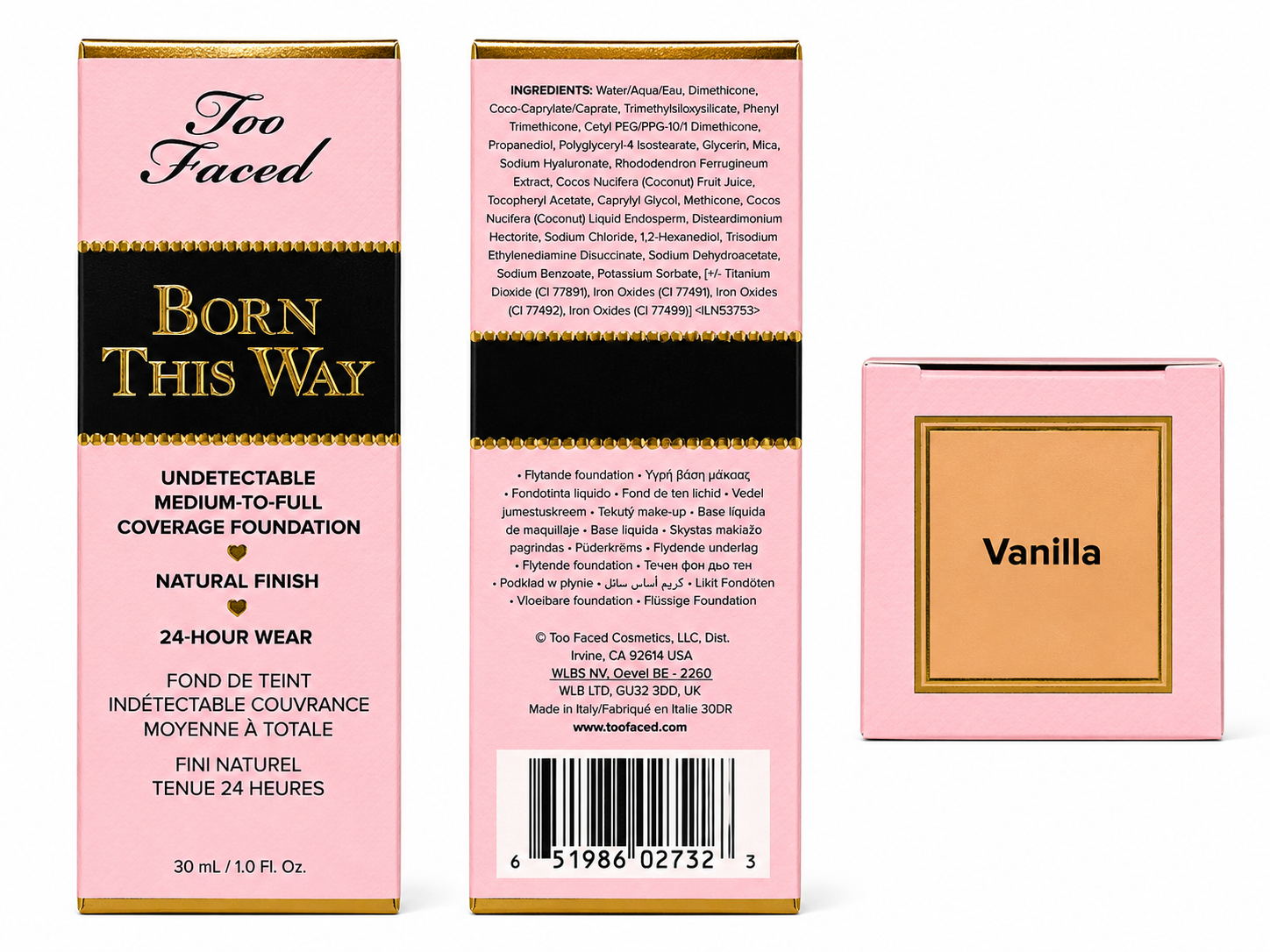 Too Faced Born This Way Foundation Vanilla – Medium-Full Coverage 30mL